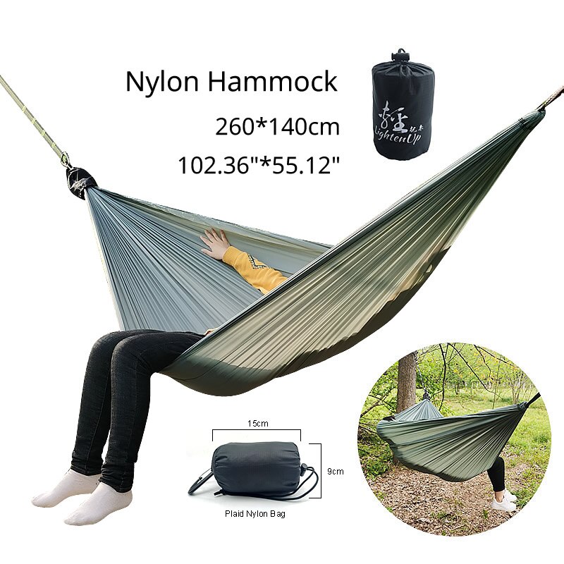 Cheap Goat Tents Portable Hammock Outdoor Garden Sports Home Travel Camping Swing Stripe Canvas Hang Bed Hammock Tents 